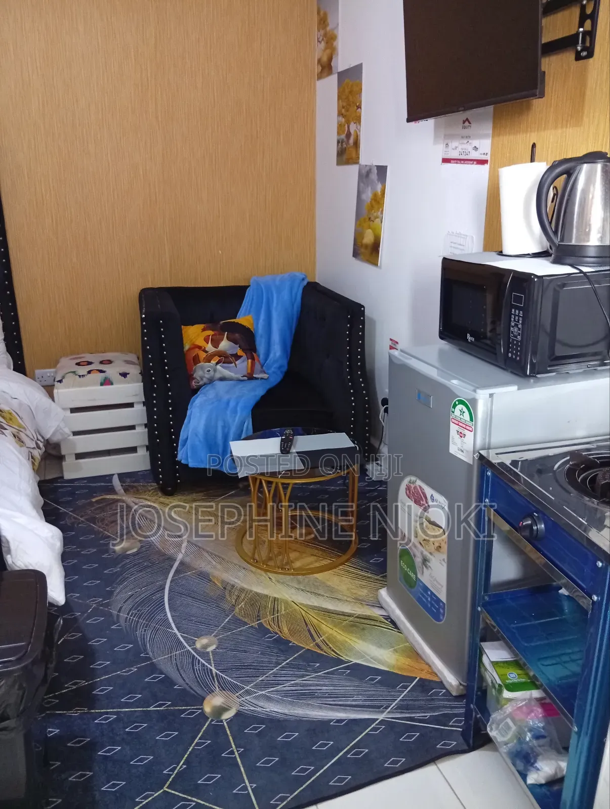 Studio Airbnb Syokimau Katani Road at Tumaini Apartment