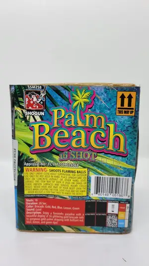 Christmas/New Year Palm Beach 16-Shot Medium Fireworks