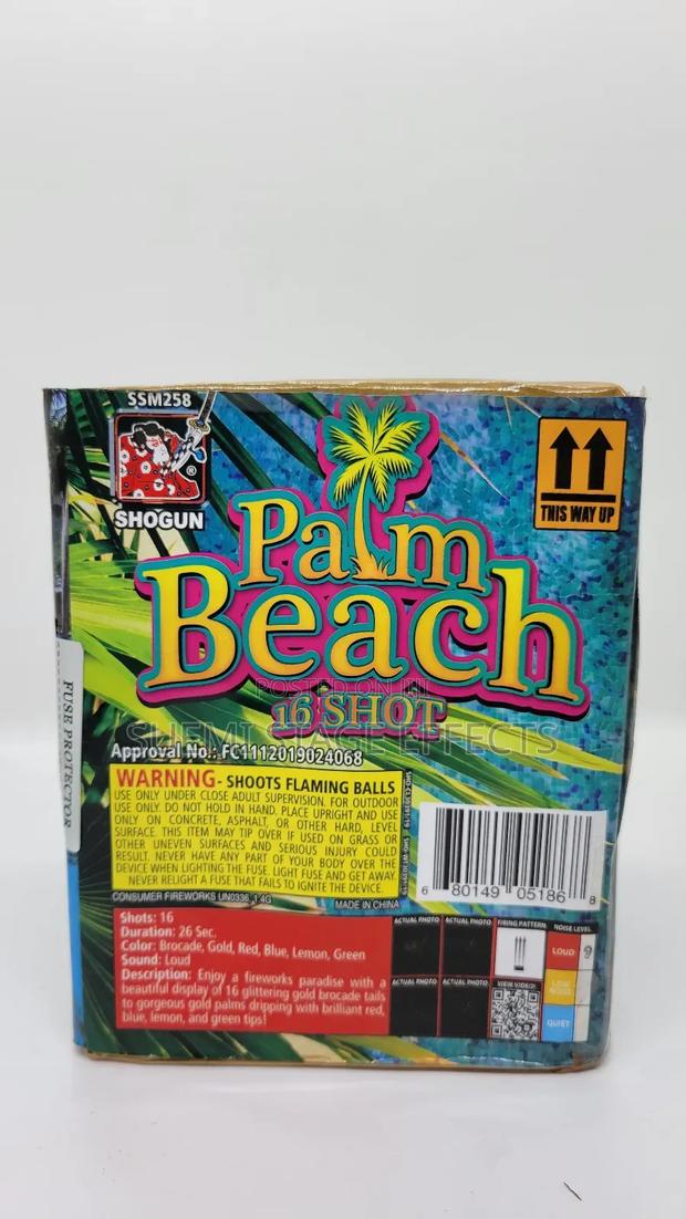 Christmas/New Year Palm Beach 16-Shot Medium Fireworks - thumbnail 3