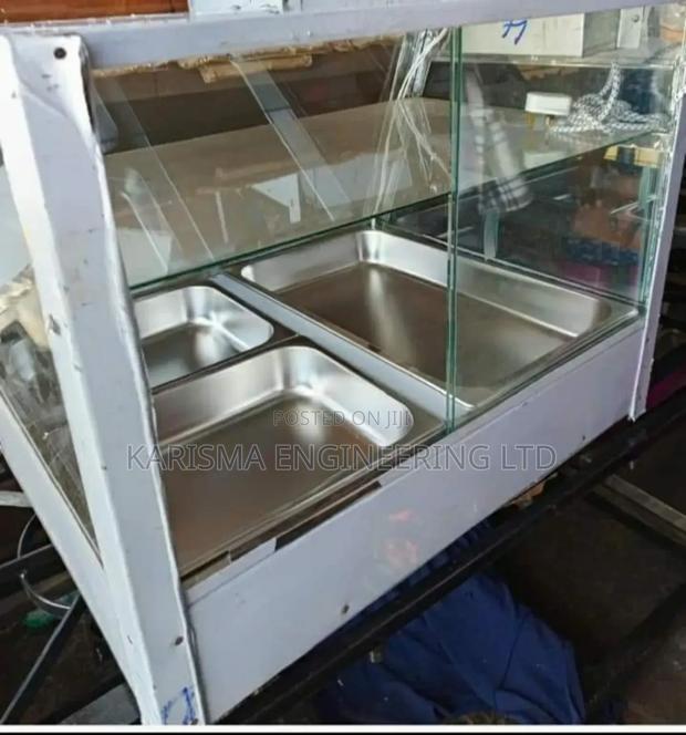 Stainless Steel Juakali Chips Display