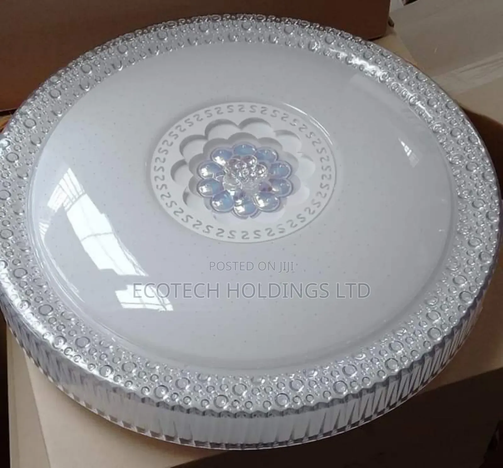 Generic Double Clear Tri Colour Ceiling Light Size 400 Ks5