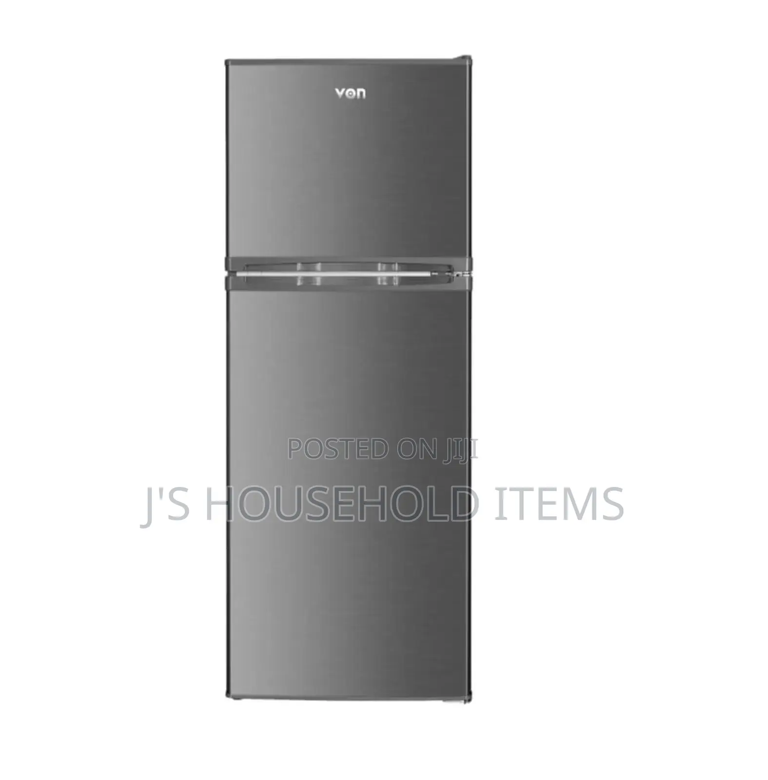 Von VRT-181drax Double Door Fridge - 181l, Inox