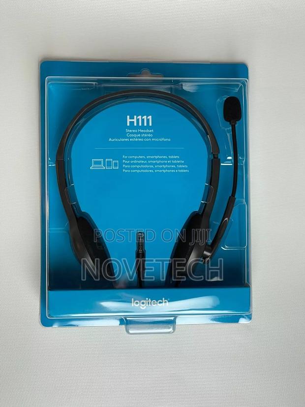 Onew Logitech H111 on Ear Stereo Business Headset Headphones - main view