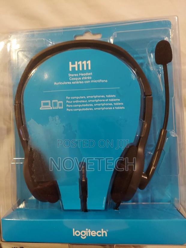 Onew Logitech H111 on Ear Stereo Business Headset Headphones - thumbnail 2