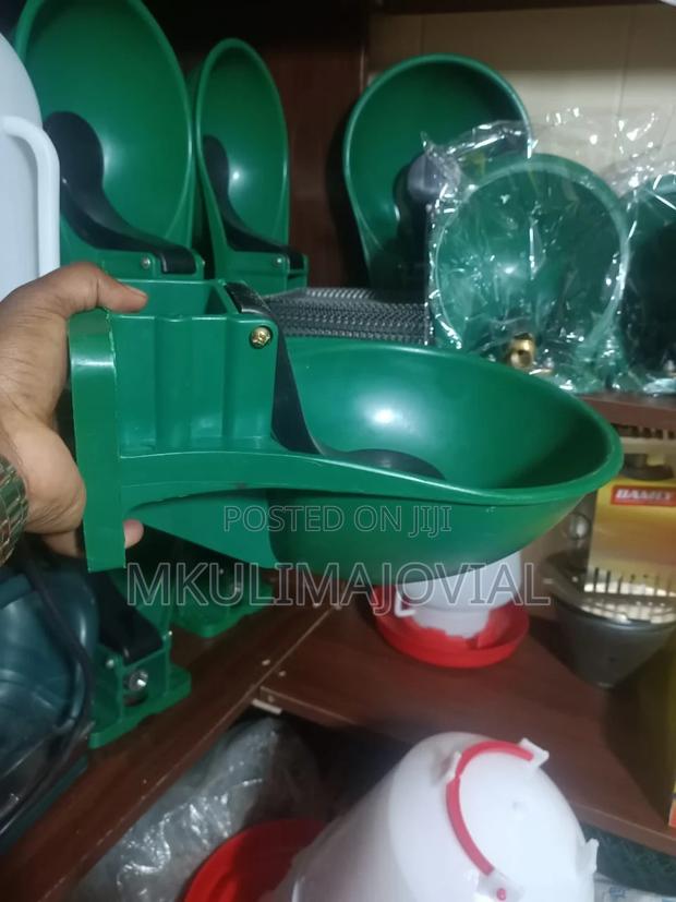 Green Automatic Cow Bowl Plastic Drinker - 1 Pieces