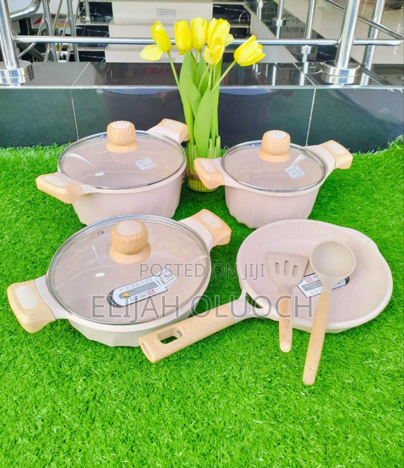 9pcs MGC Granite Cookware Set