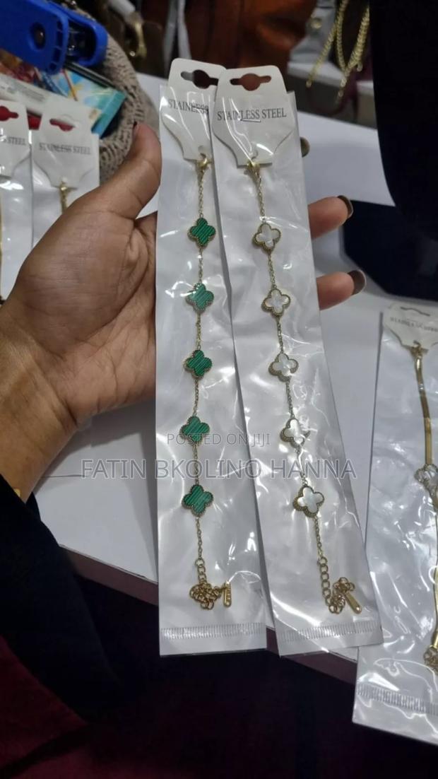 White N Green Bracelet - main view