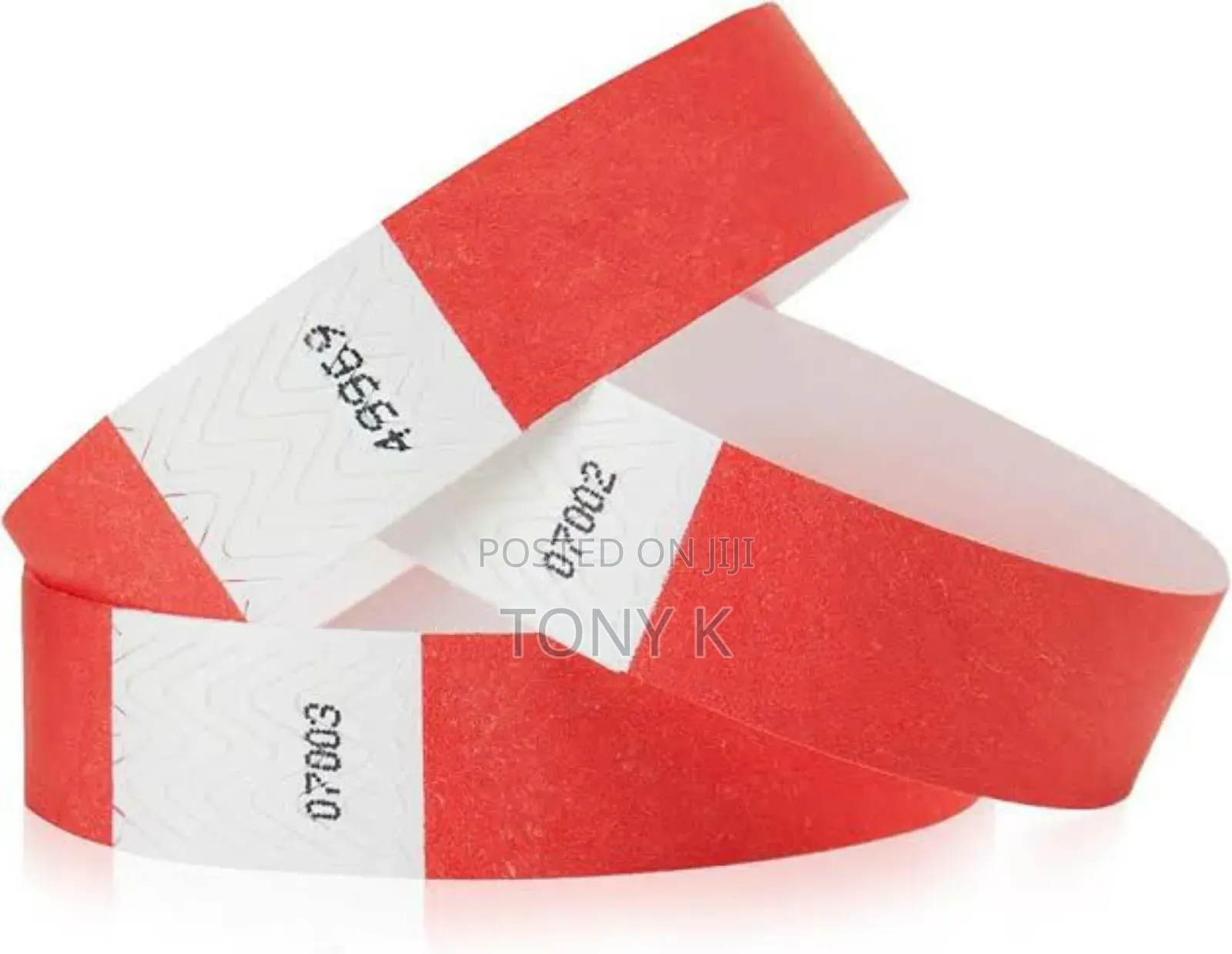Tyvek Wristbands Tags for Events, Pools, Parties