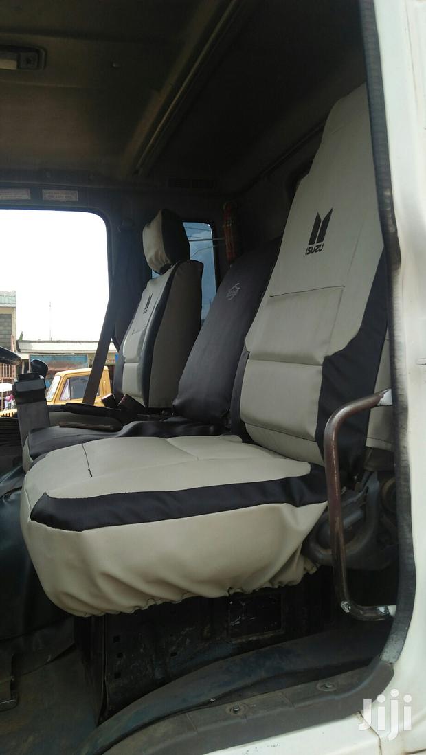 Cream/Black Seat Covers - main view