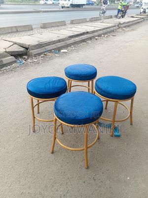 Pedicure Metallic Stools, Blue - thumbnail 2