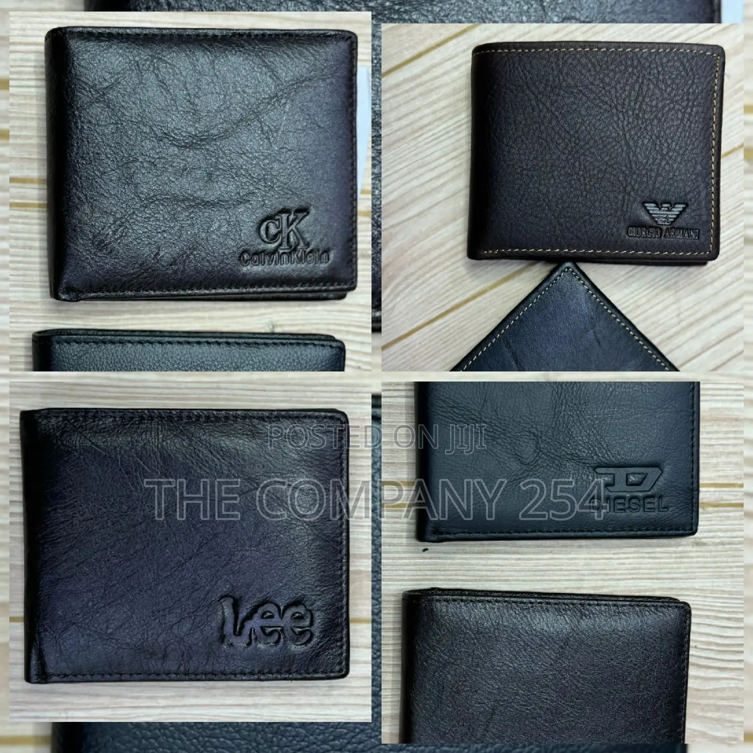 Calvin Klein Lee Emporio Armani Jeep Gucci Leather Wallets