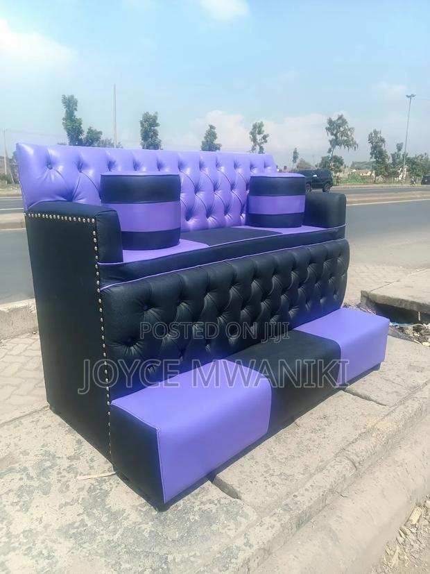 Pedicure, 3 Seater, Black Purple 