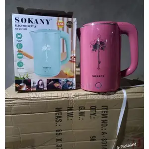 Sokany Electric Kettle 2.5ltrs Plastic Coated