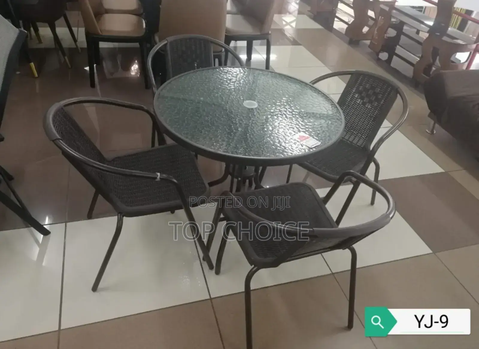 Rattan Outdoor Table and Chairs (Yj-9)