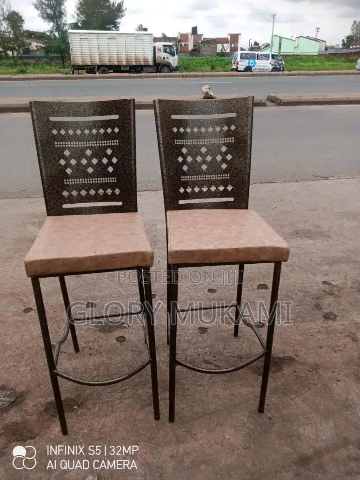 Gold Mabati Restaurants and Bar Modern Chairs
