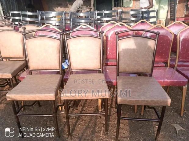 Brown Coated Restaurants and Bar Chairs