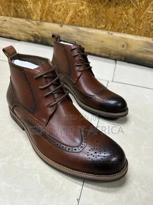 Pure Leather Clarks Boots for Men