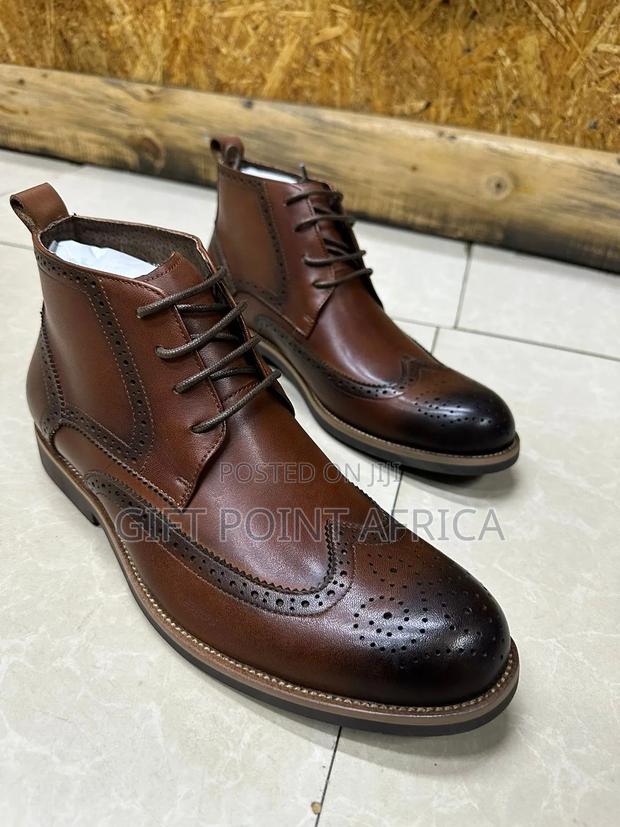 Pure Leather Clarks Boots for Men - thumbnail 3