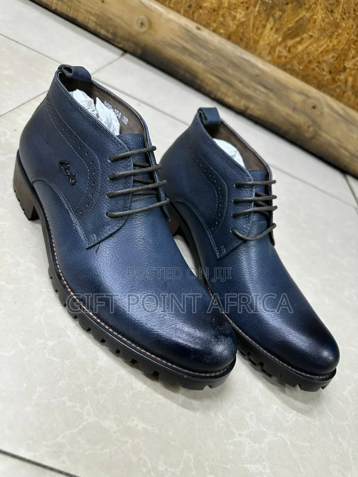 Leather Clarks Boots for Men
