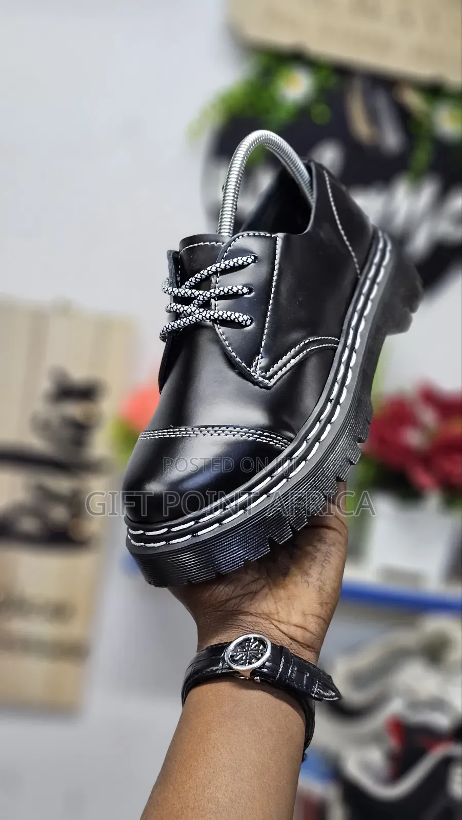 Double Sole Dr Martens Unisex Shoes