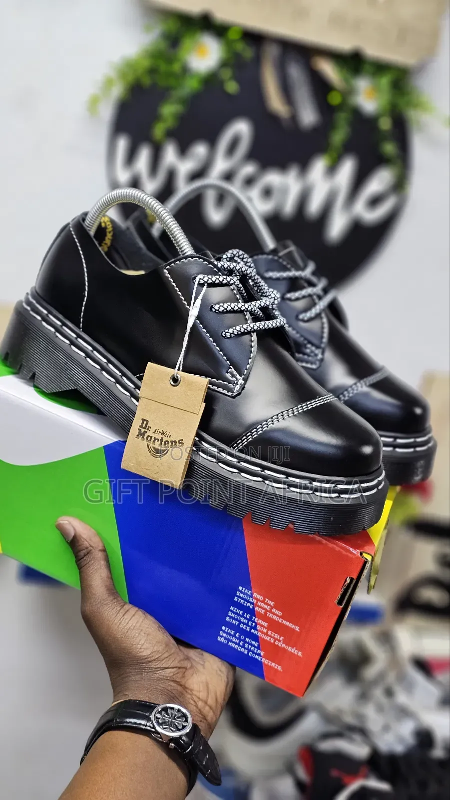 Double Sole Dr Martens Unisex Shoes
