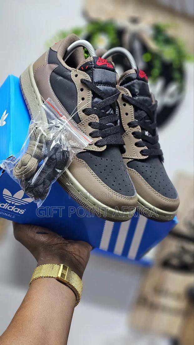 Jordan 1 Travis Mocha Unisex Sneakers - main view