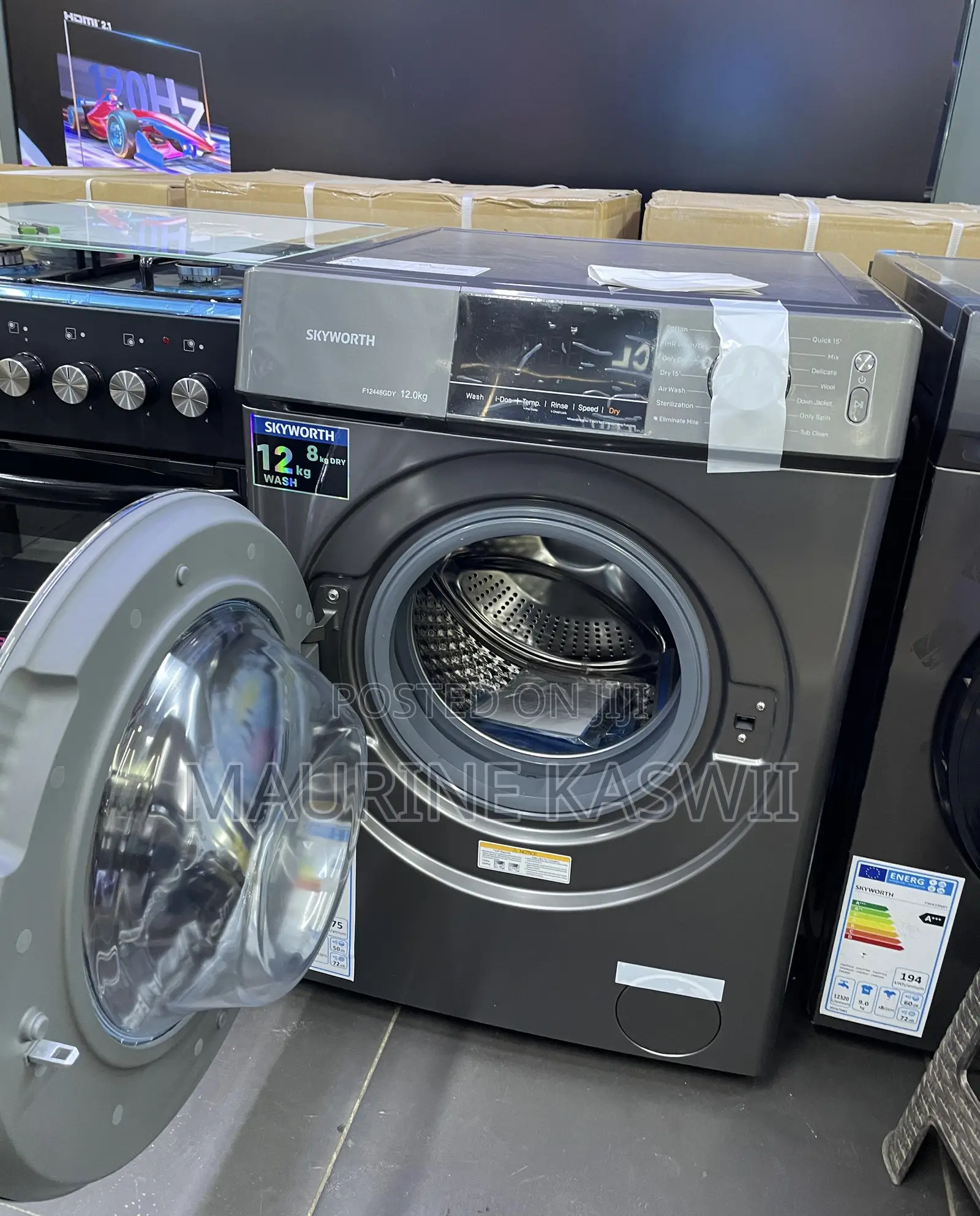 Skyworth 12kg Washer 8kg Dryer Front Load Washing Machine