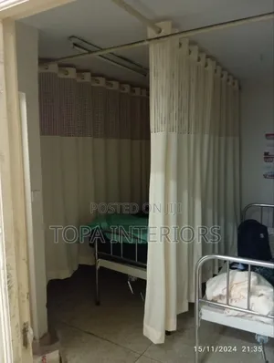 Hospital Bed Partitioning Curtains Cream Hospital Curtains