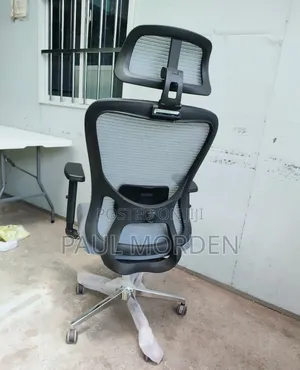 High Back Chair With Backrest and Adjustable Arms