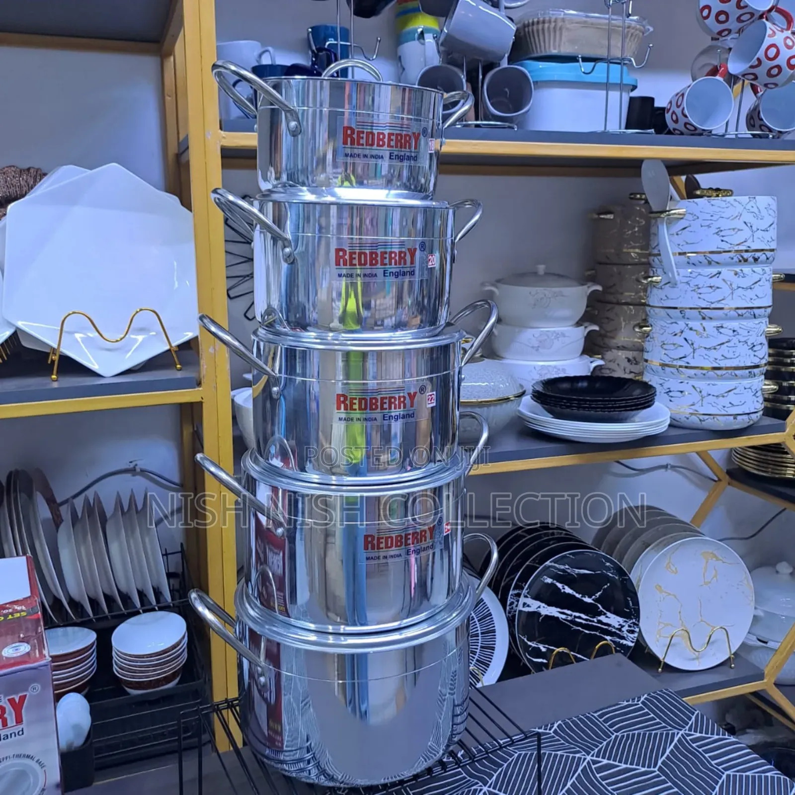 10 Piece Sufuria Set With Lids