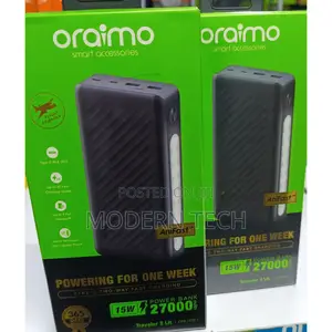 Oraimo Traveler 3 Lit 27000mah 15W Power Bank/ OPD 1270
