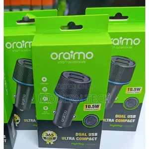 Oraimo Fast Charging Dual USB Car Charger