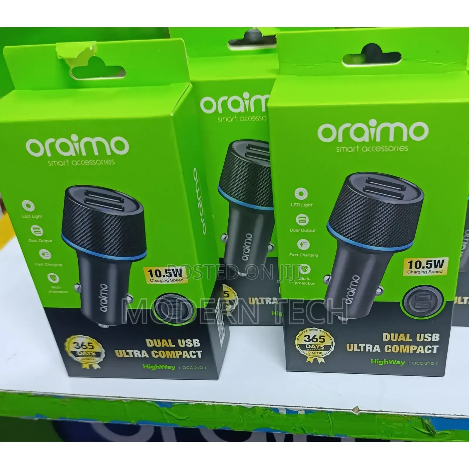 Oraimo Dual USB Car Charger