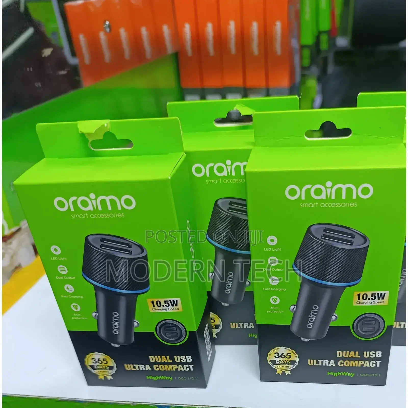 Oraimo Dual USB Car Charger