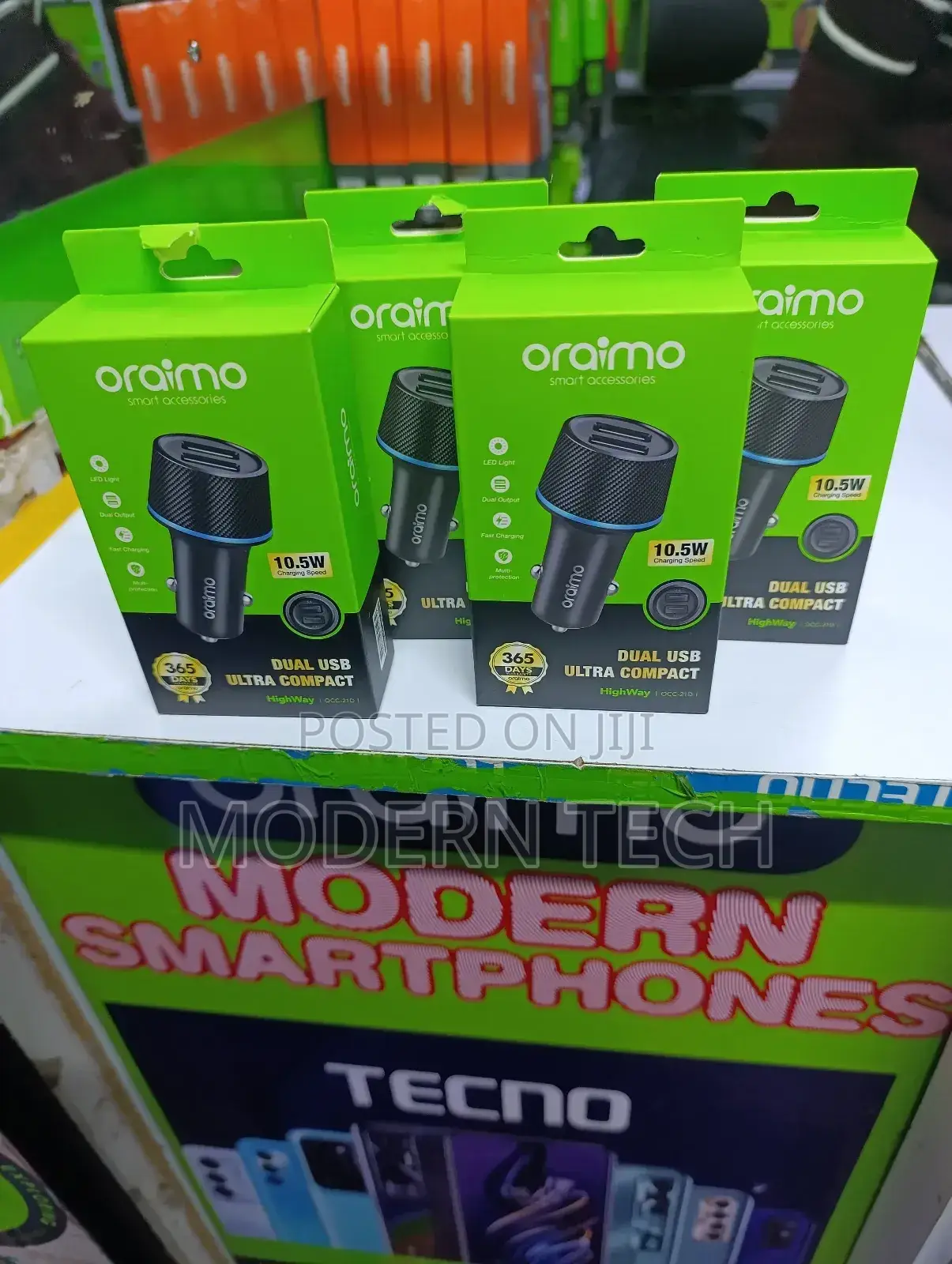 Oraimo Dual USB Car Charger