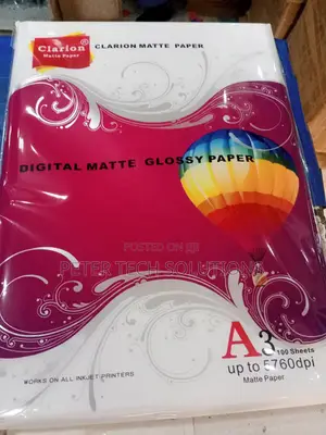 Clarion Digital Matte Glossy Papers A3