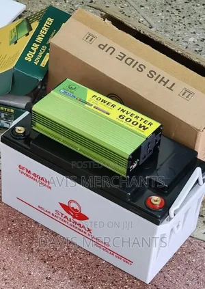80ah Solar Battery + 600W Power Inverter
