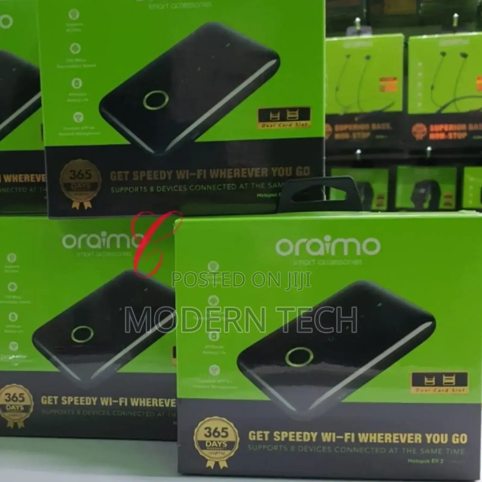 Oraimo Hotspot Elf 2 150mbps 4G Mobile Hotspot
 
