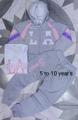 Grey 3 Piece Clothing Set (5-10 Years)