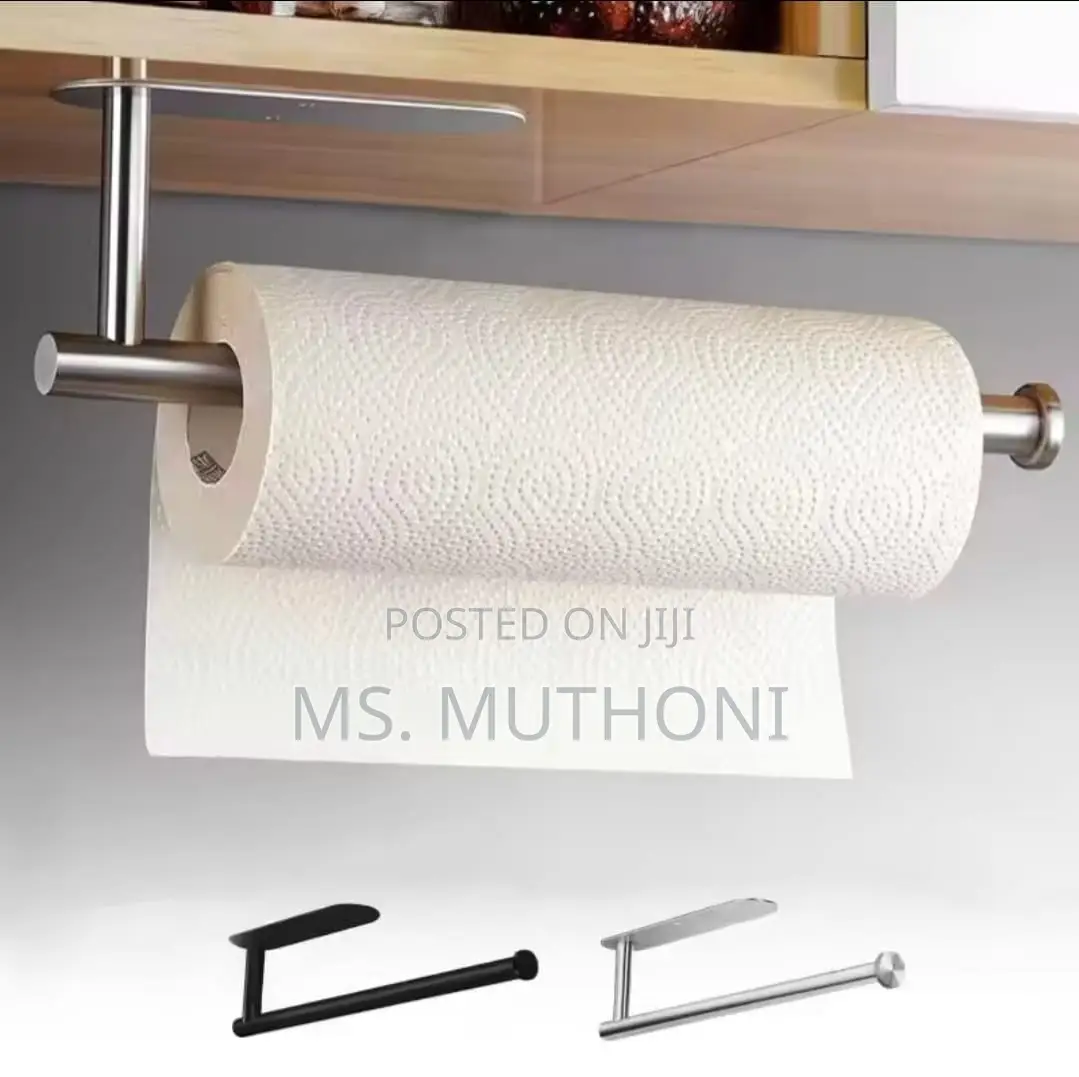 Silver Stainless Wall Mounted Paper Towel Holder