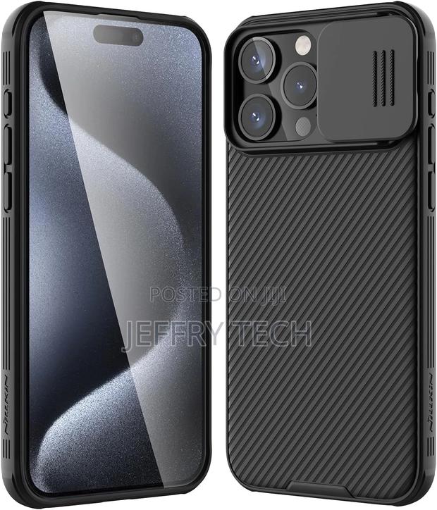 Nillkin for iPhone 15 Pro Case With Sliding Camera Cover