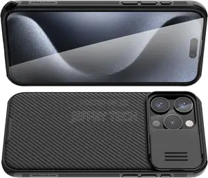 Nillkin for iPhone 15 Pro Case With Sliding Camera Cover