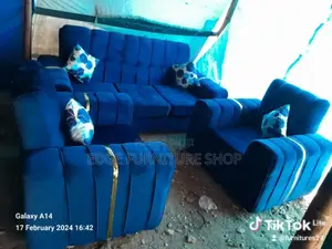 Blue 3,1,1 Five Seater Sofa Ready by Order