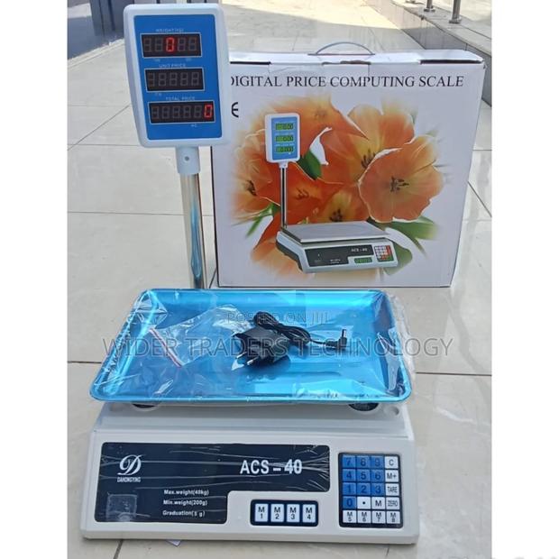 Acs-40 Digital Price Computing Scale With Arm - main view
