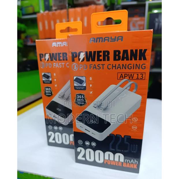 Amaya Power Bank 20000mah 22.5W Super Fast Charging