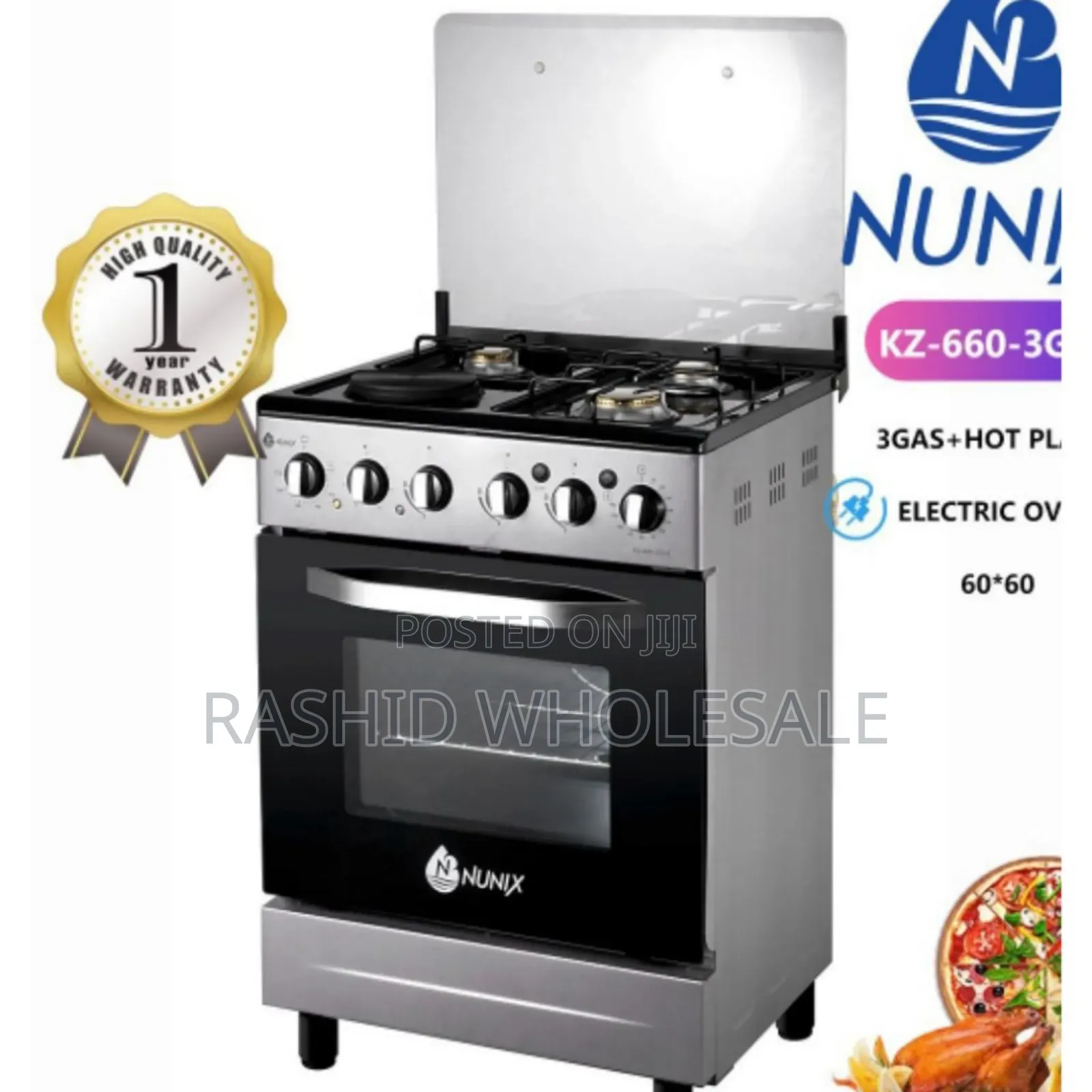 Nunix Cooker 3+1 Eletric.(60*60)