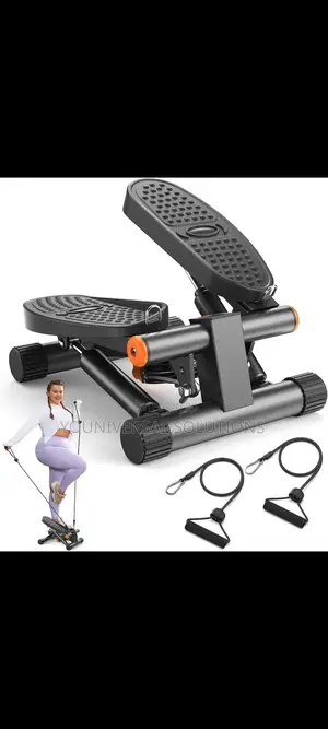 *_Mini Stepper With Resistance Bands