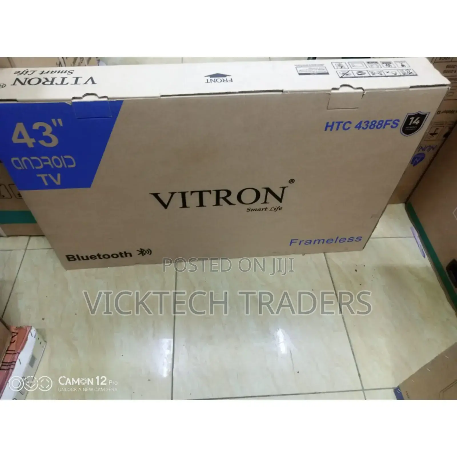 Vitron Smart and Android 43" Tv With Bluetooth