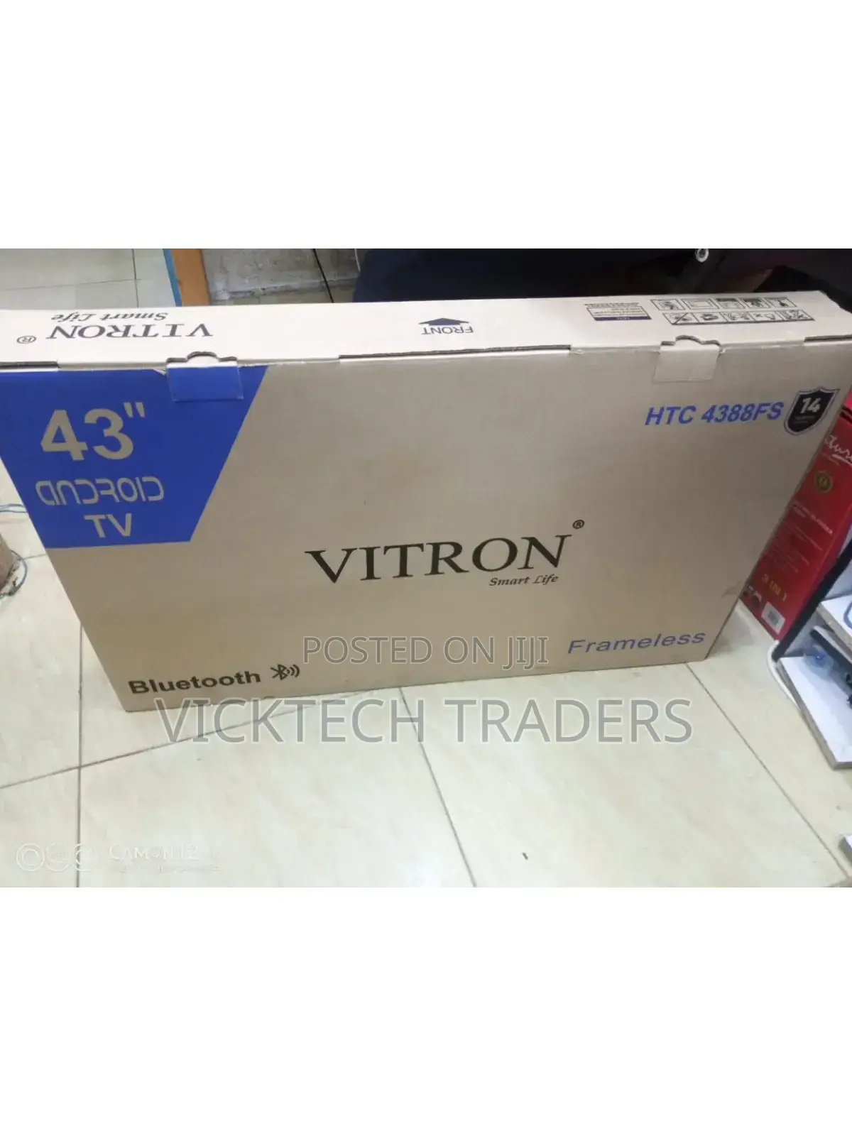 Vitron Smart and Android 43" Tv With Bluetooth