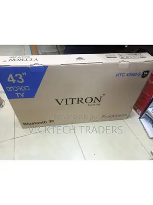 Vitron Smart and Android 43" Tv With Bluetooth
